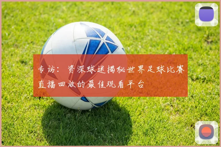 专访:资深球迷揭秘世界足球比赛直播回放的最佳观看平台